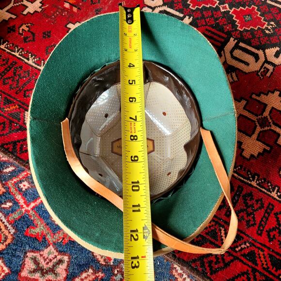 Vintage Safari Khaki Hats Helmets Green - Picture 8 of 9